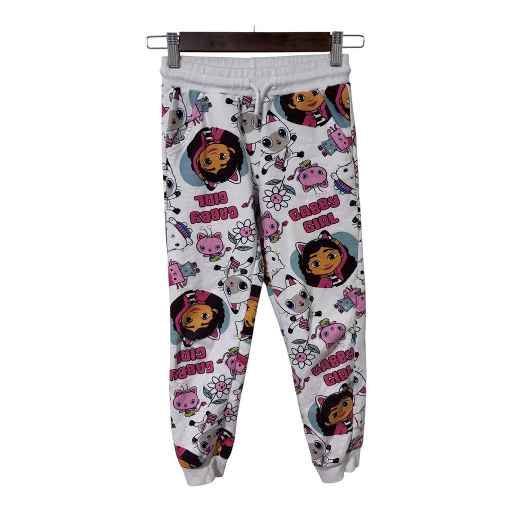 3/$15 Gabby’s dollhouse kids Girls Cartoon Print Jogger Pants 7/8